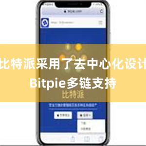 比特派采用了去中心化设计Bitpie多链支持