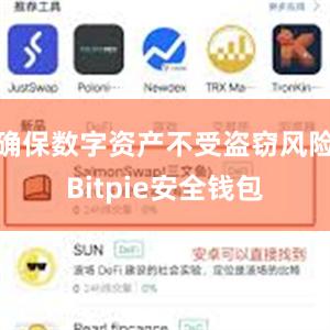 确保数字资产不受盗窃风险Bitpie安全钱包